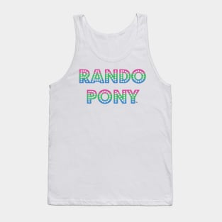 RandoPonyTM Marquee Polysexual Gradient Tank Top